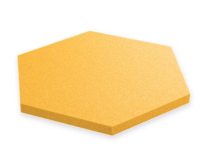 Akustický panel Hexagon 50x50cm, hrubka 3cm, žltý (2)