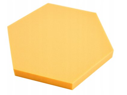 Akustický panel Hexagon 50x50cm, hrubka 5cm, žltý (13)