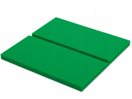 Akustický panel Obdĺžniky 50x50cm, hrúbka 3cm, tmavozelený (2)