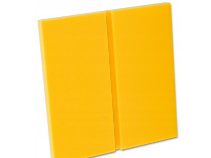 Akustický panel Obdĺžniky 50x50cm, hrúbka 3cm, žltý (9)