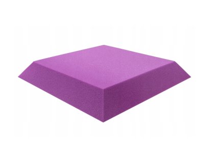 Akustický panel trapéz 50x50cm, hrúbka 5cm, fialový (2)