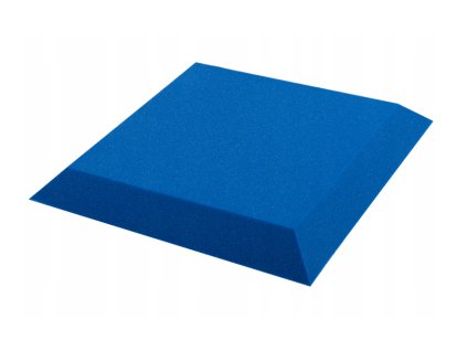 Akustický panel trapéz 50x50cm, hrúbka 5cm, modrý (2)