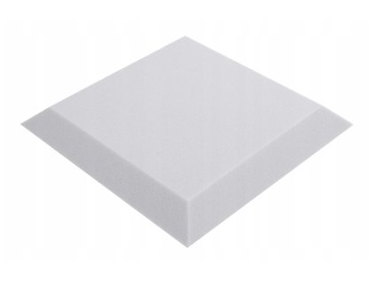 Akustický panel trapéz 50x50cm, hrúbka 5cm, svetlo sivý (2)