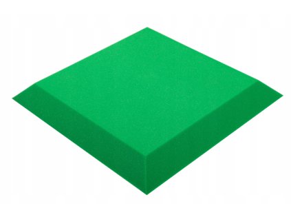 Akustický panel trapéz 50x50cm, hrúbka 5cm, tmavozelený (1)