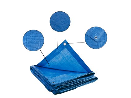 22330 krycia plachta modra 2x2m 60g m2