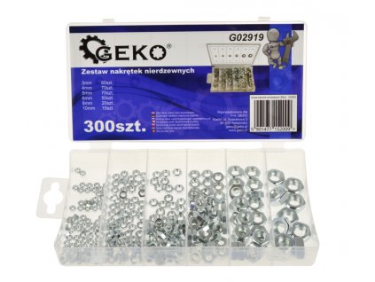 8124 sada matic z nehrdzavejucej ocele 300ks m3 m10