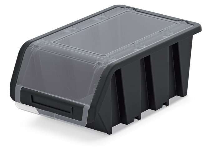Uzatvárateľný plastový box 195x120x90mm Black (2)