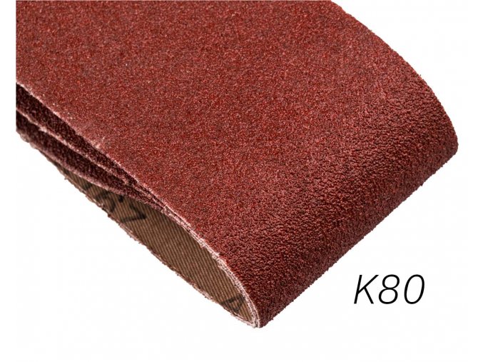 Brúsny pás 75x533 mm, K80, 3ks 55H799 (1)