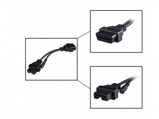 P SK 99613 OBD II redukcia Mitsubishi 12pin naše fotky (4)