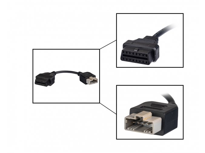 P SK 99617 OBD II redukcia Honda 5pin naše fotky (4)