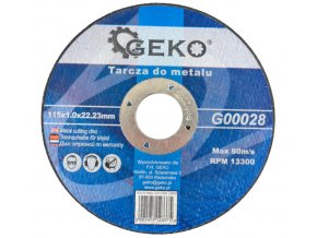 Rezný kotúč na železo 115x1,0mm G00028 (1)