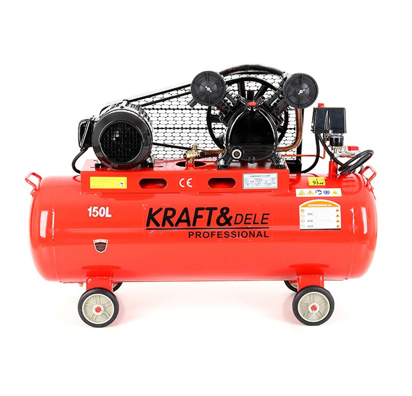 Kraft&Dele Kompresor 150l olejovy 2-piestovy 400v kd406