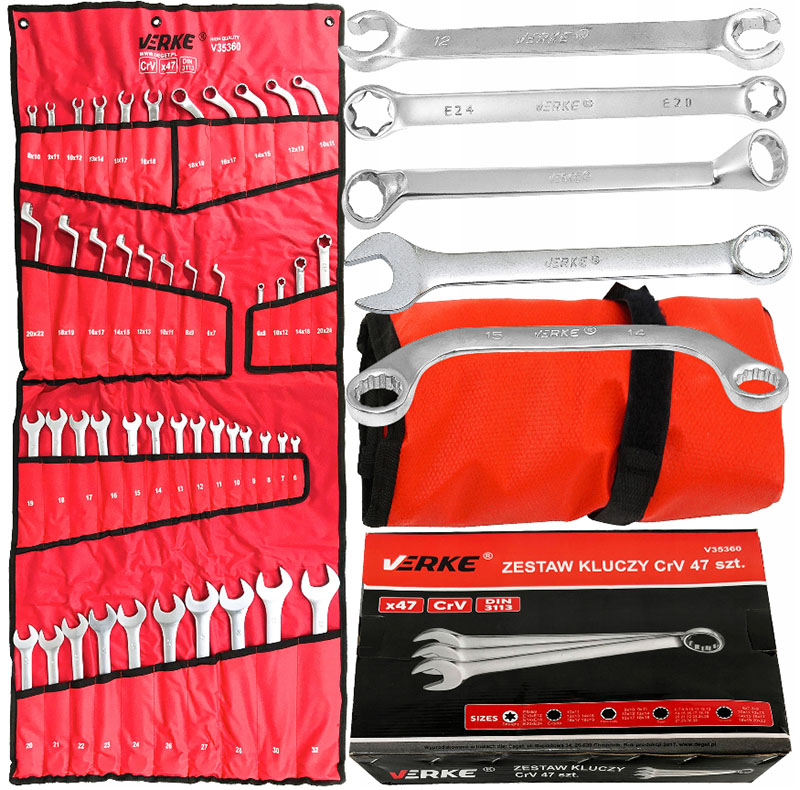 E-shop Verke Sada kľúčov CrV 47ks V35360