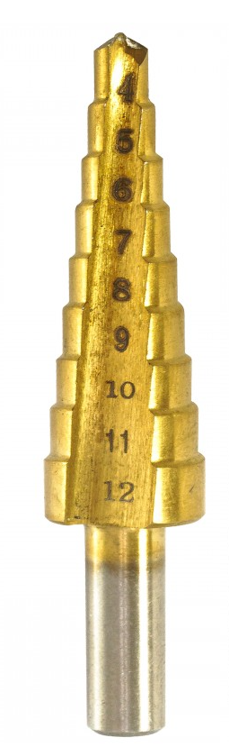 Verke Stupňovitý vrták 4-12mm V05055