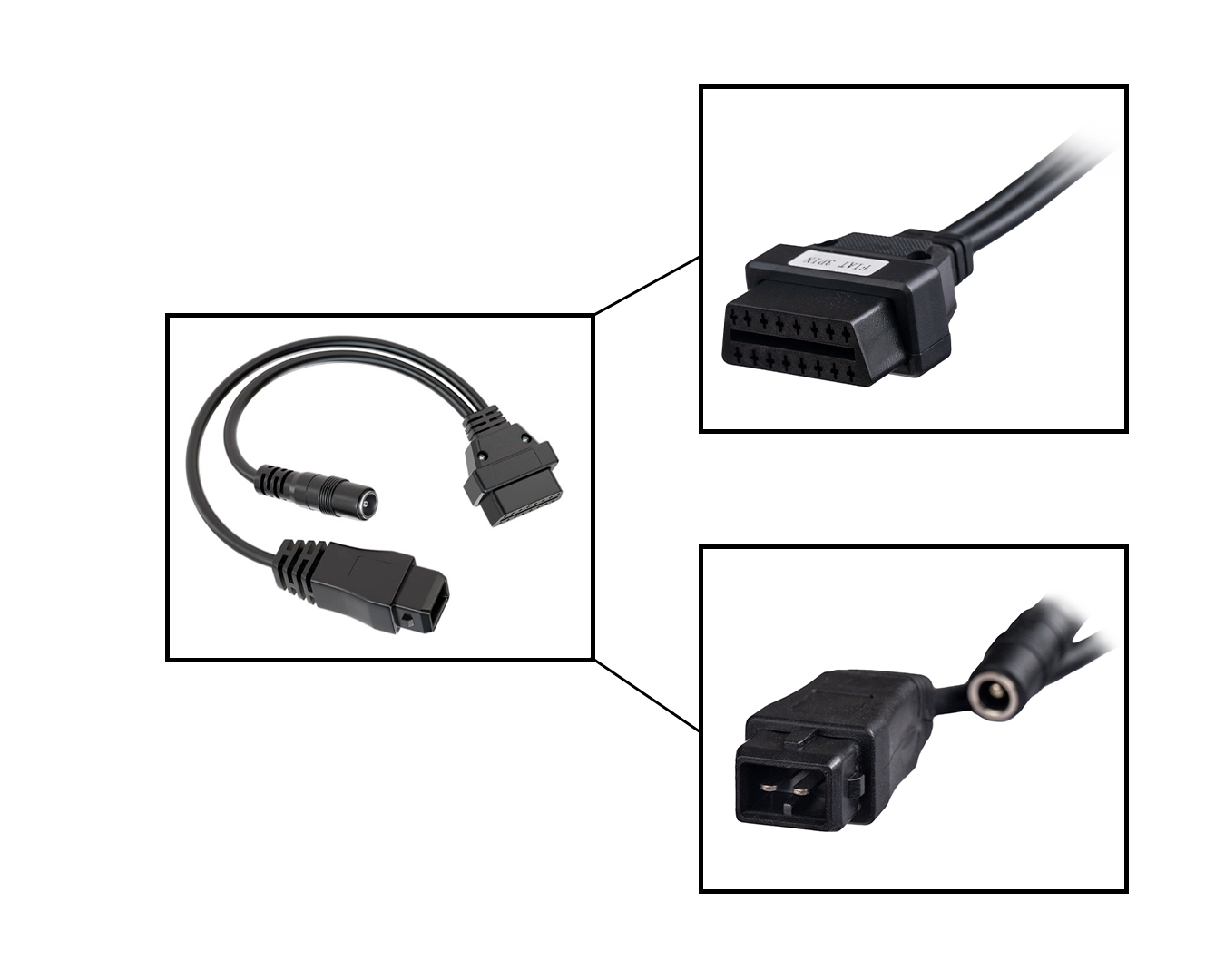 ProfiGaráž OBDII redukcia - PSA 3pin V2, Fiat 3pin