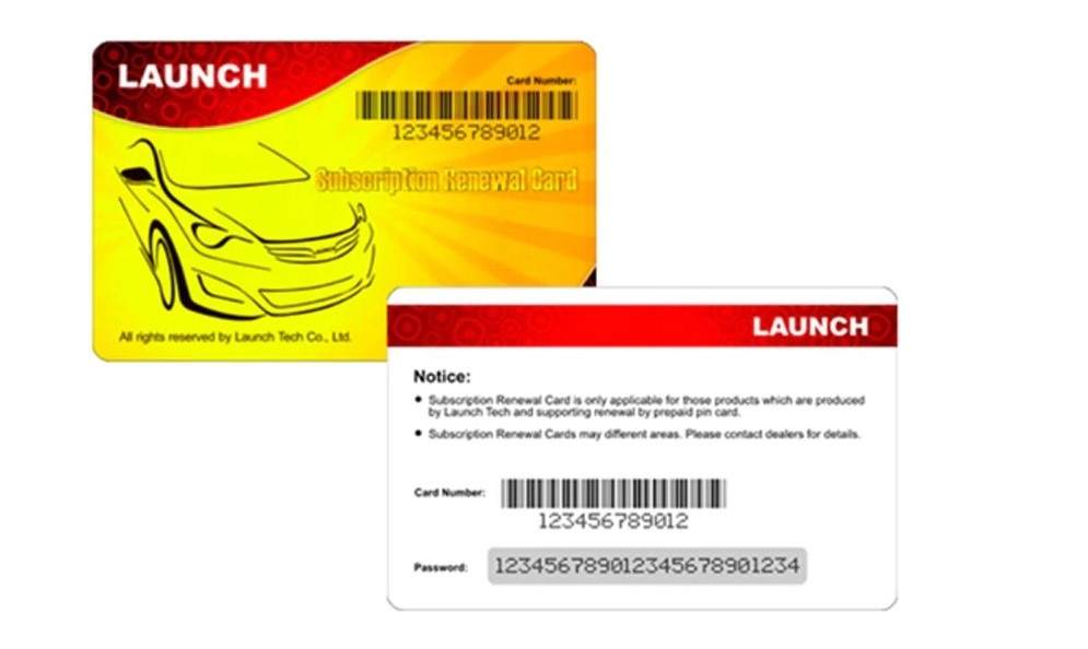 Launch Aktualizácia X431 PAD VII na 12V autá / 2roky