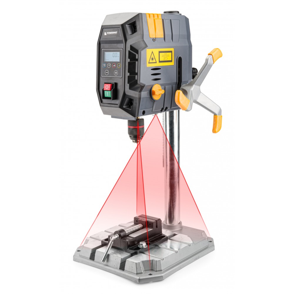 Stolová vŕtačka 1000W s krížovým laserom PM-WS-1000M