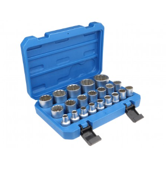 Sada nástrčných kľúčov 12-hran 1/2" 8-36mm 21ks