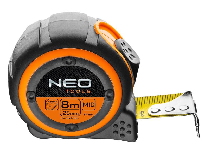 E-shop Neo Meter zvinovací s magnetom 8 m x 25 mm 67-188