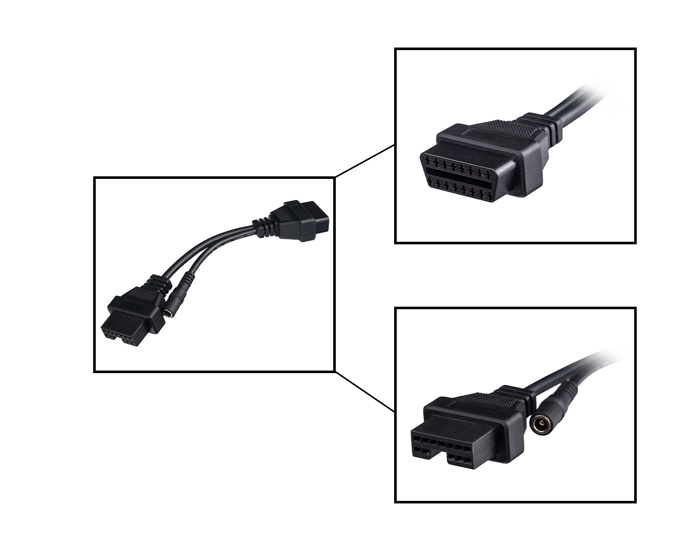 Foxigy OBD II redukcia - Mitsubishi 12pin