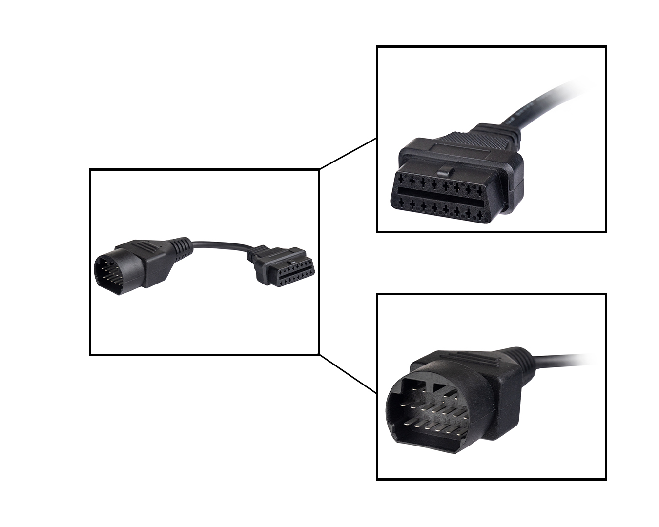 E-shop Foxigy OBD II redukcia - Mazda a Toyota 17pin