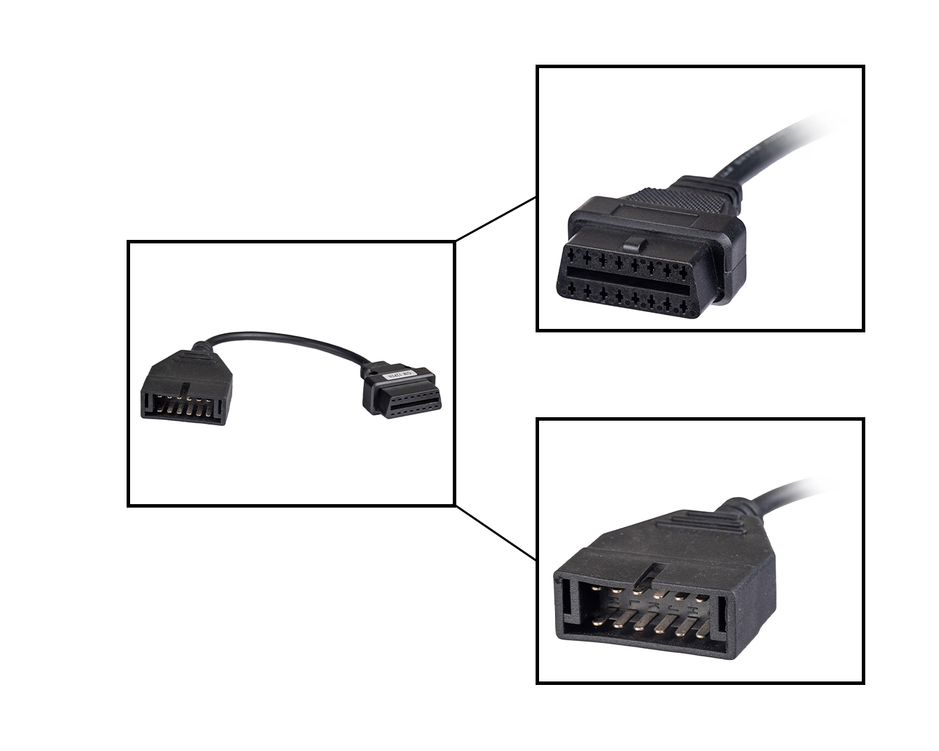 Foxigy OBD II redukcia - GM, Daewoo 12pin