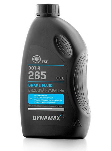 E-shop DYNAMAX Brzdová kvapalina 500ml DOT4 265 ESP