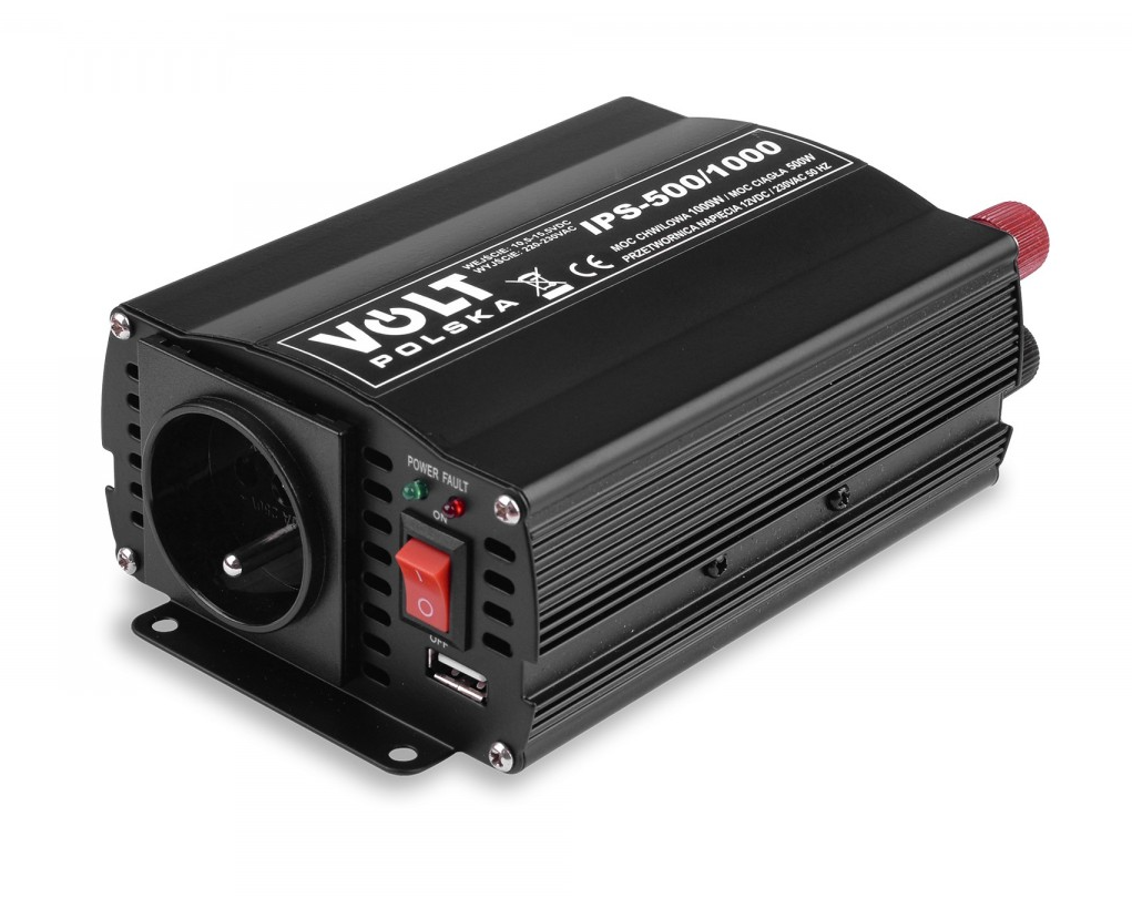 E-shop ProfiGaráž Menič napätia IPS 500/1000 12/230V 500W 1000VA