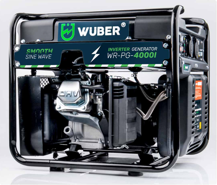 Wuber Elektrocentrála 3500W AVR WR-PG-4000I