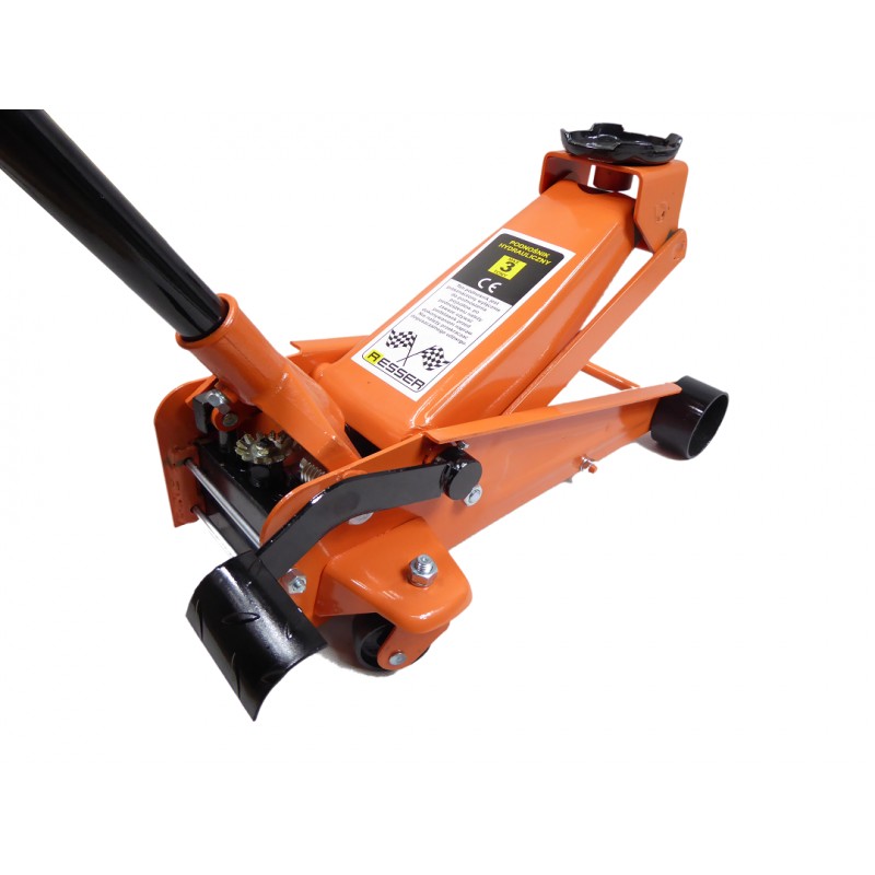 Hydraulický zdvihák s pojazdom 3t, ručná nožná pumpa