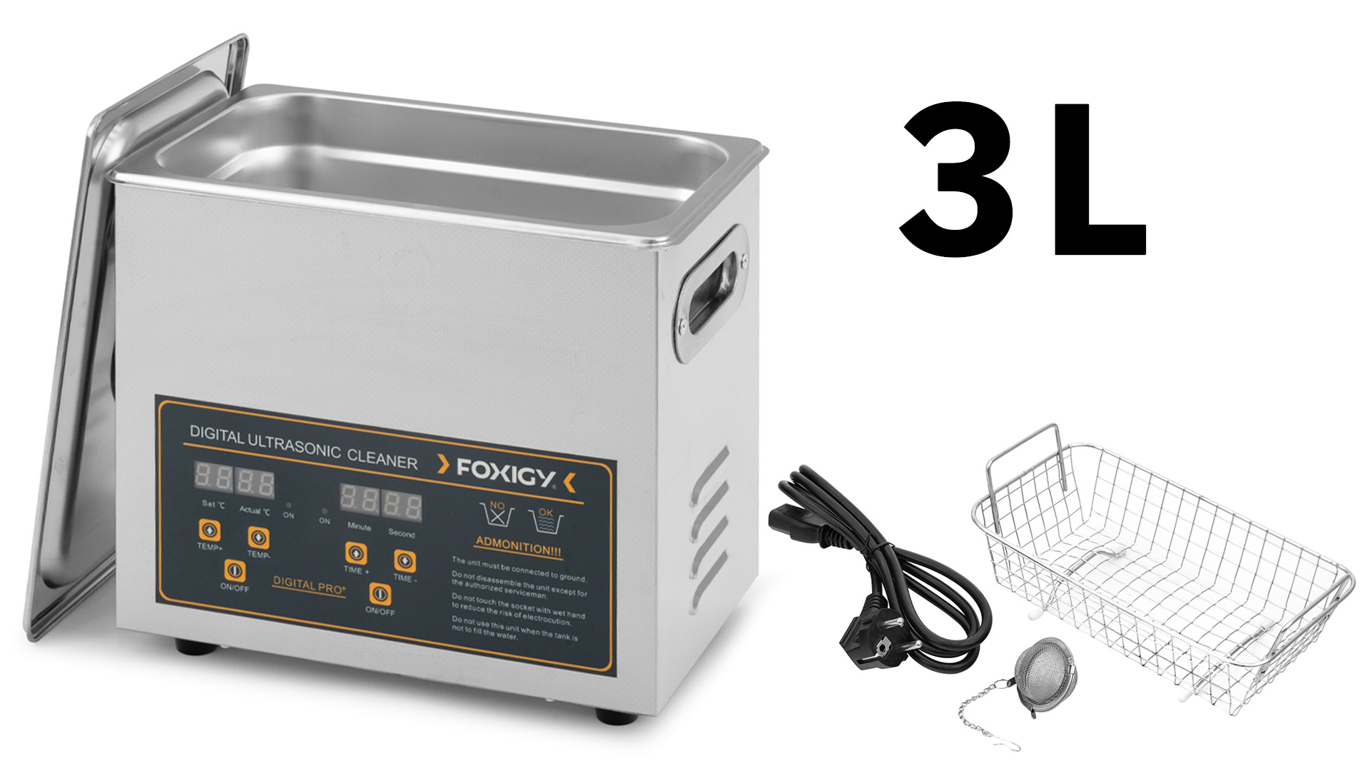 Foxigy Ultrazvuková čistička 3L JPS-20A