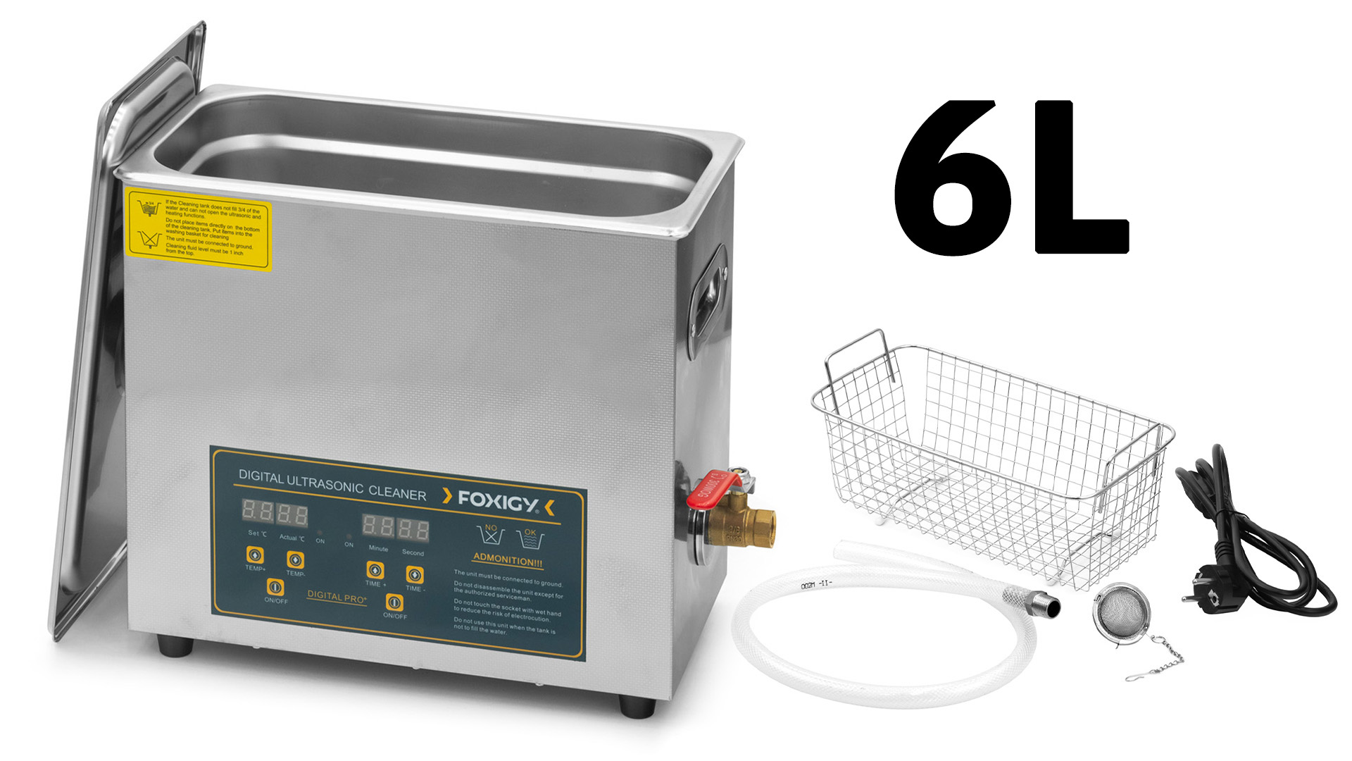 Foxigy Ultrazvuková čistička 6L JPS-30A