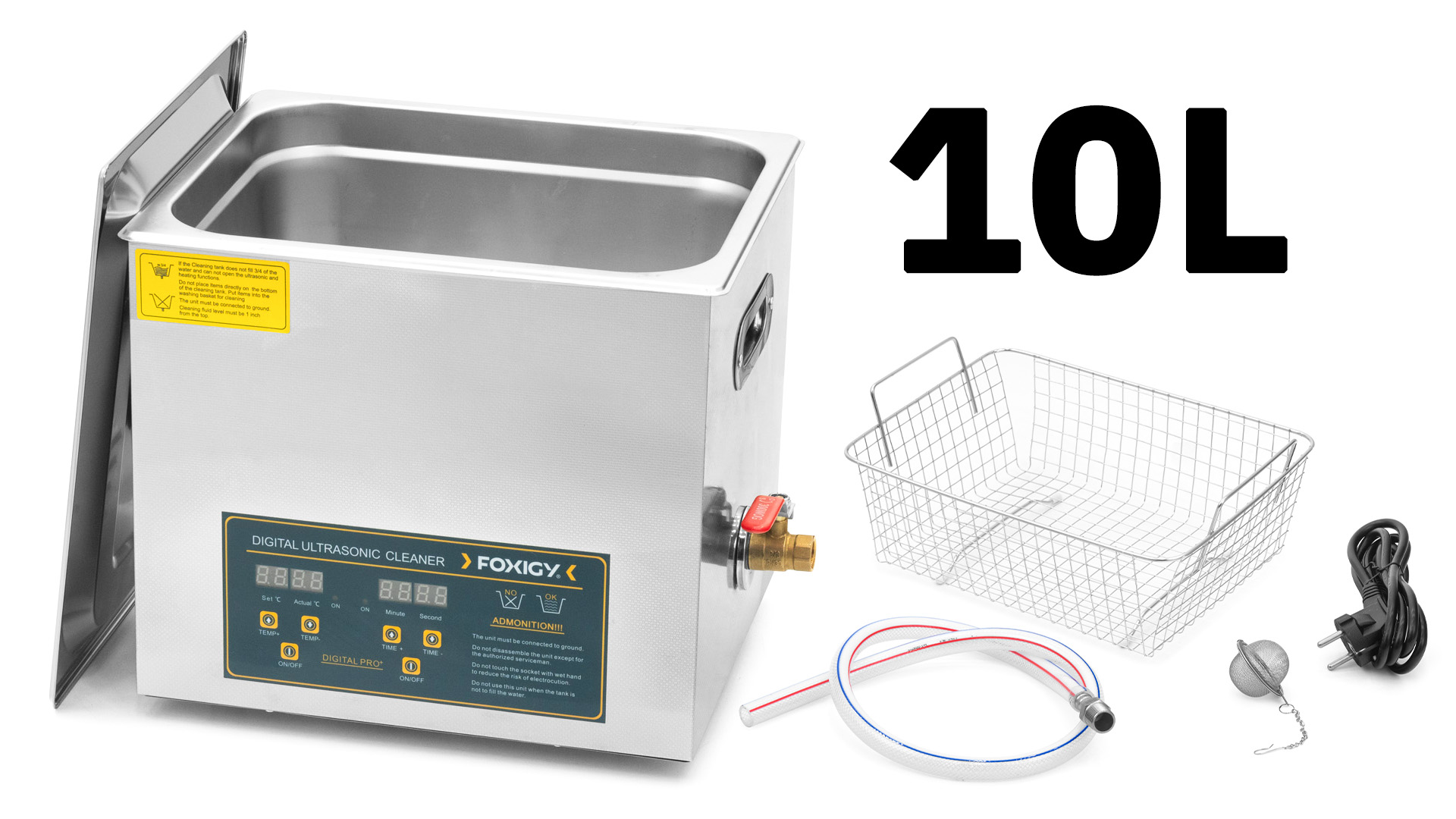 Foxigy Ultrazvuková čistička 10L JPS-40A