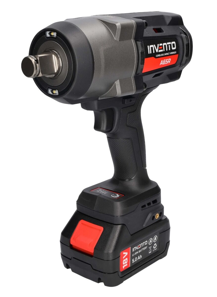 Invento Akumulátorový rázový uťahovák 18V 1980 Nm + 2x4,0 Ah batérie A65R 3/4"