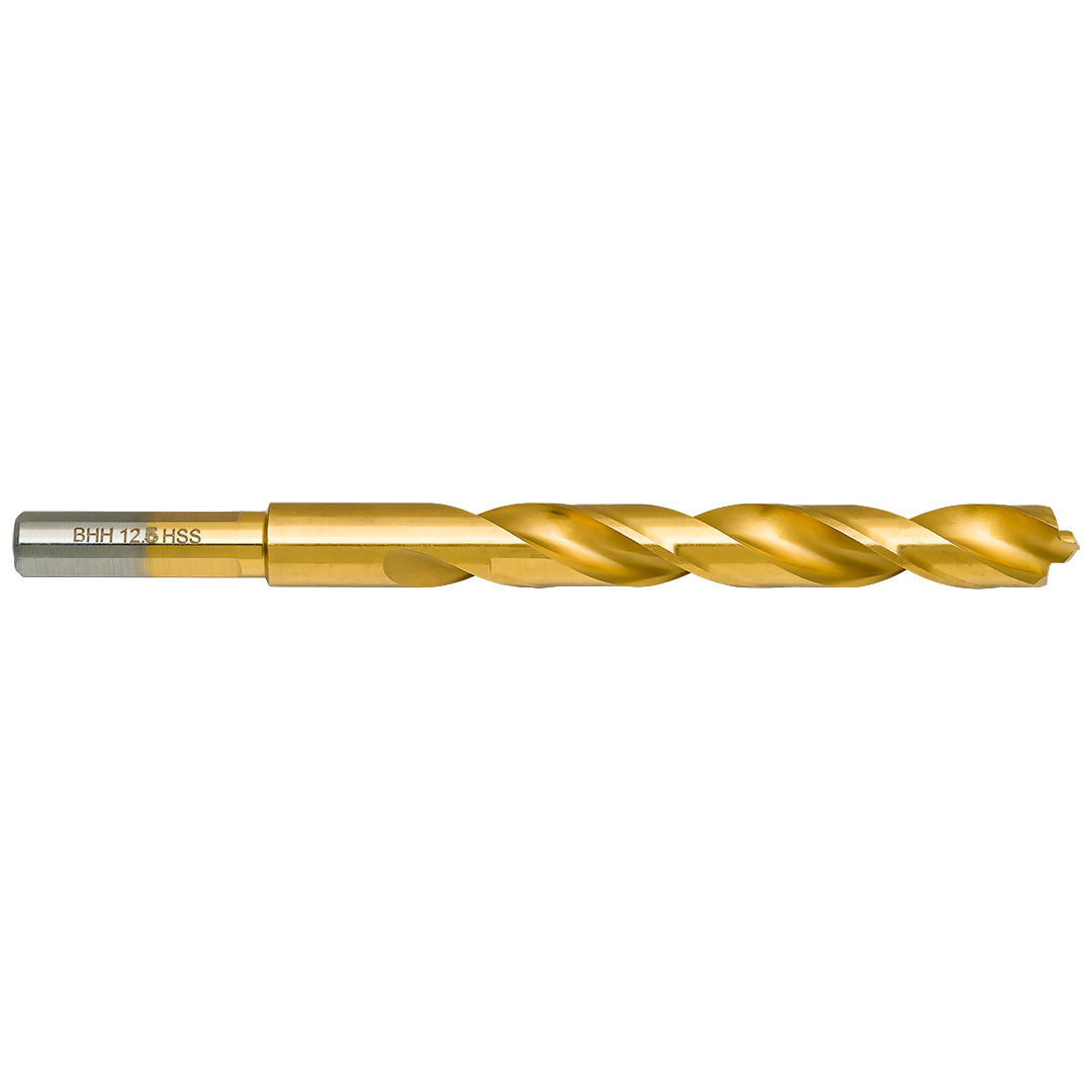 E-shop BAILDON Vrták Baildon DIN 338 RN 12,5 mm, HSS TiN (S), 151-101 mm (3-drážková stopka) 71112503