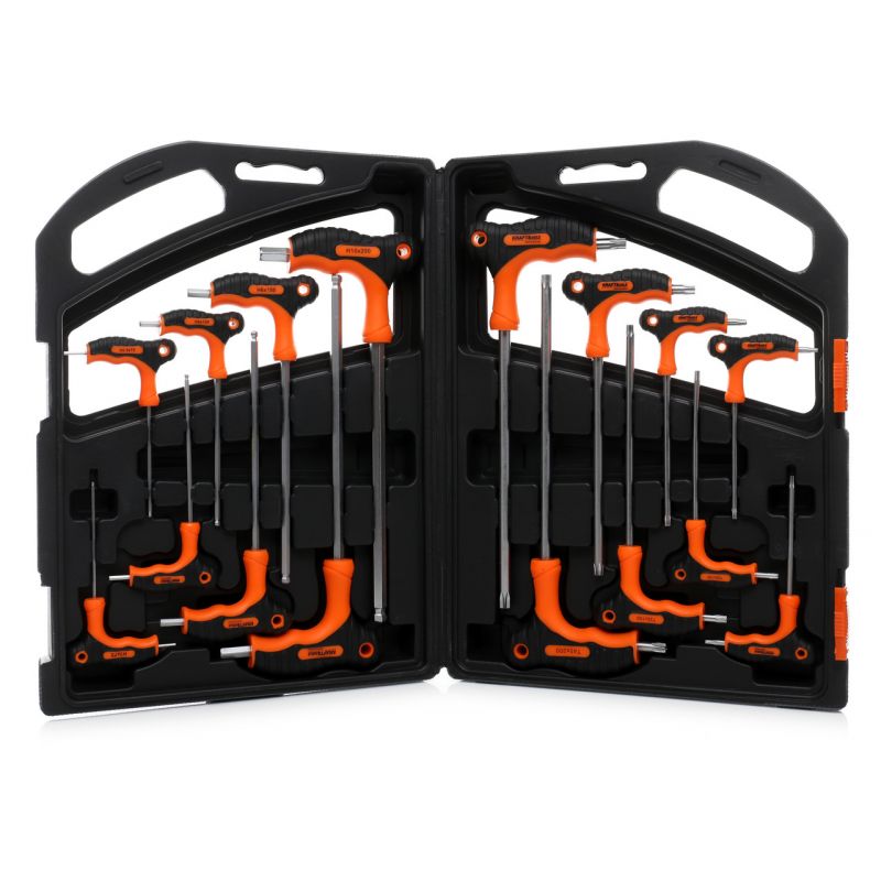 Kraft&Dele Sada kľúčov TORX IMBUS 16ks KD10907