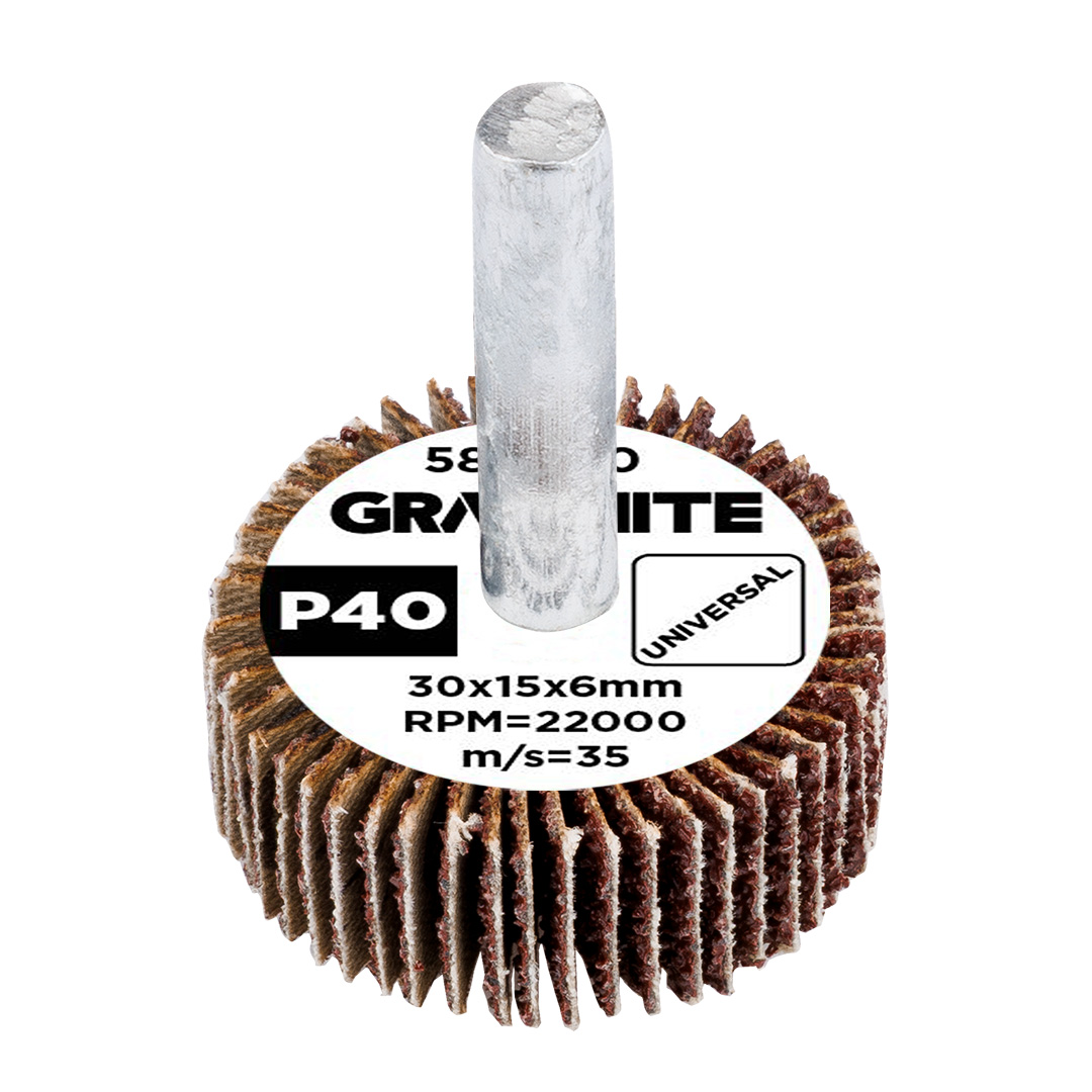 E-shop GRAPHITE Lamelový kotúč 30 x 15 x 6 mm, P40 58T400