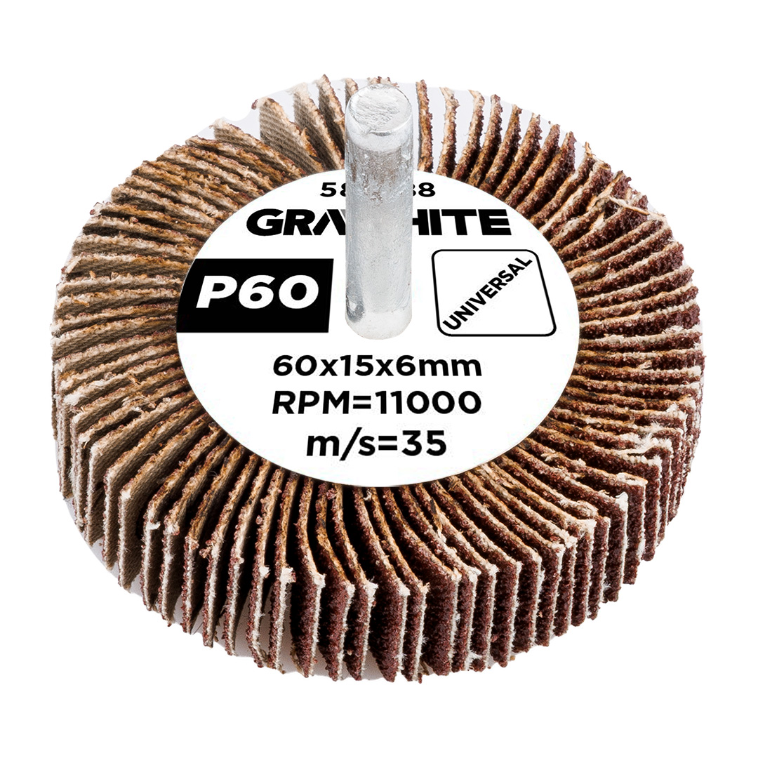 E-shop GRAPHITE Lamelový kotúč 60 x 15 x 6 mm, P60 58T388