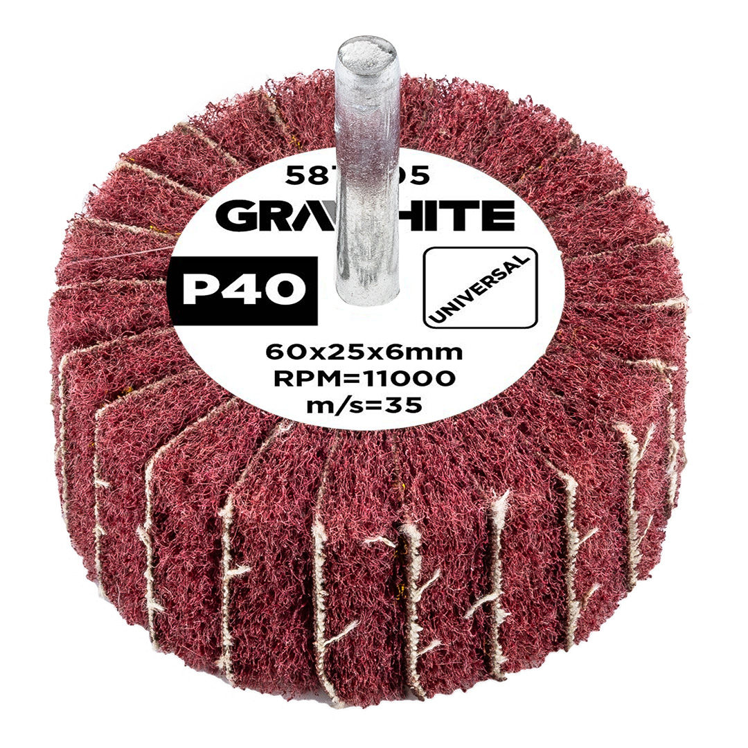 E-shop GRAPHITE Lamelový kotúč 60 x 25 x 6 mm, P40 58T405