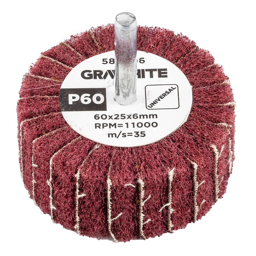E-shop GRAPHITE Lamelový kotúč 60 x 25 x 6 mm, P60 58T406