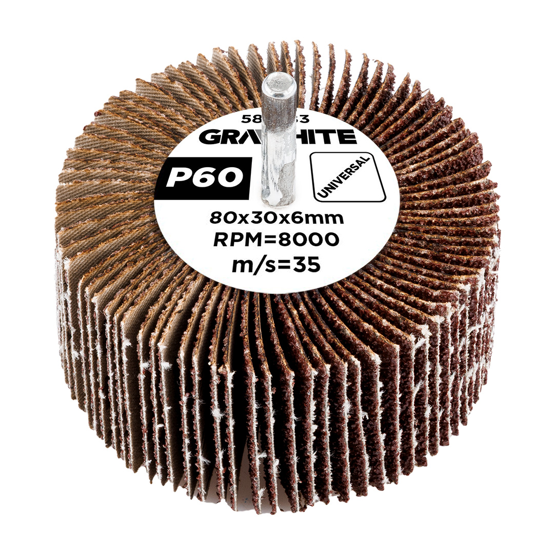 E-shop GRAPHITE Lamelový kotúč 80 x 30 x 6 mm, P60 58T383