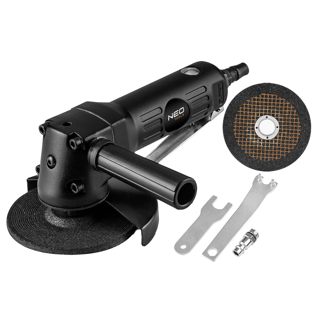 E-shop NEO TOOLS Pneumatická uhlová brúska 125 mm , 11 000 ot - 1 14-508