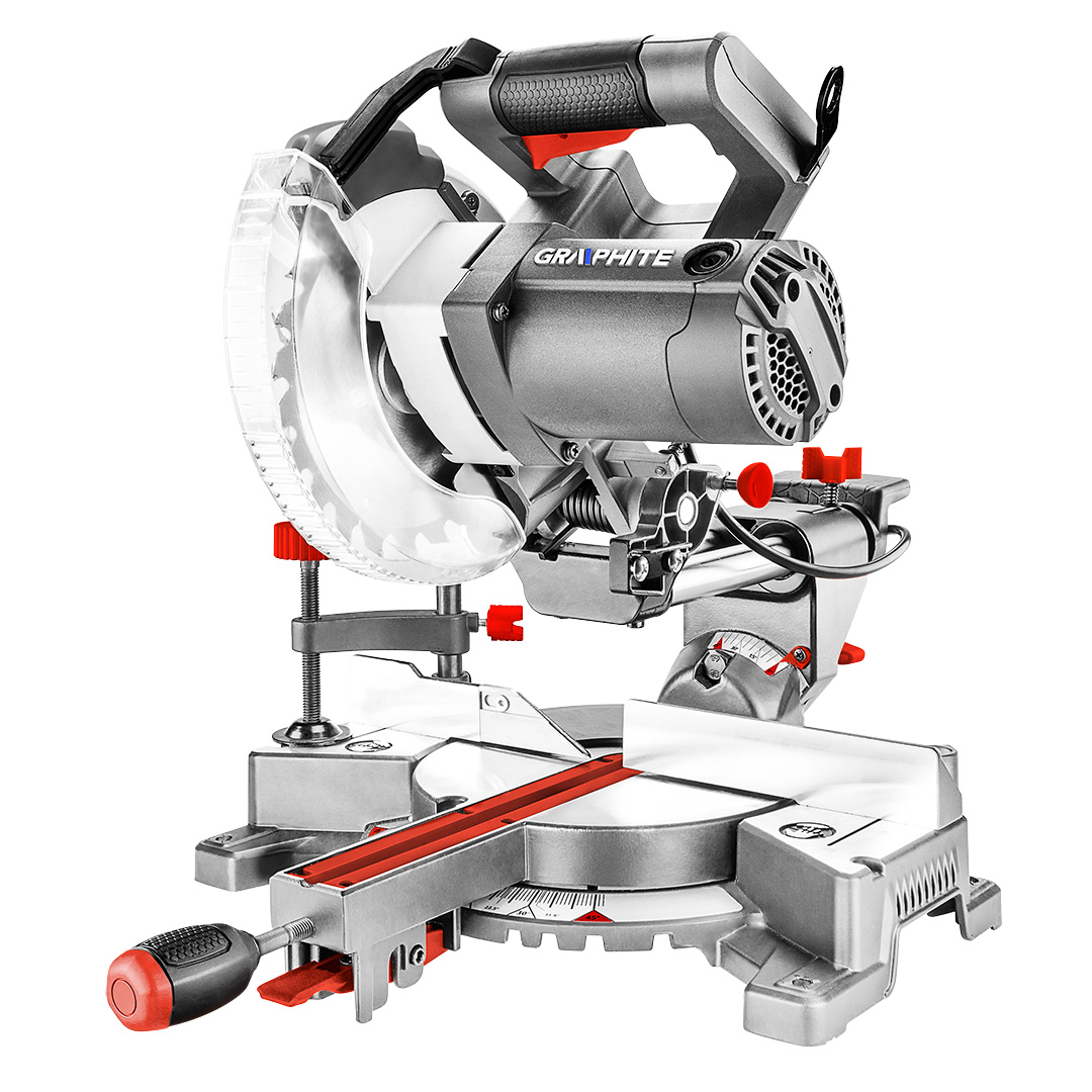 GRAPHITE Pokosová píla 1400 W, kotúč 185 x 16 mm 59G800