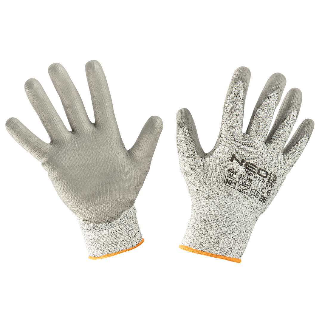 E-shop NEO TOOLS Rukavice s PU povlakom proti porezaniu, 4X43D, veľkosť 10 97-609-10