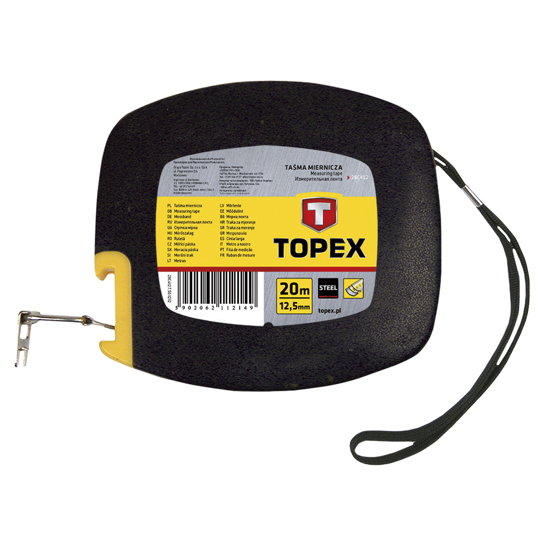 E-shop TOPEX Meracie pásmo ocelové, 20 m 28C412