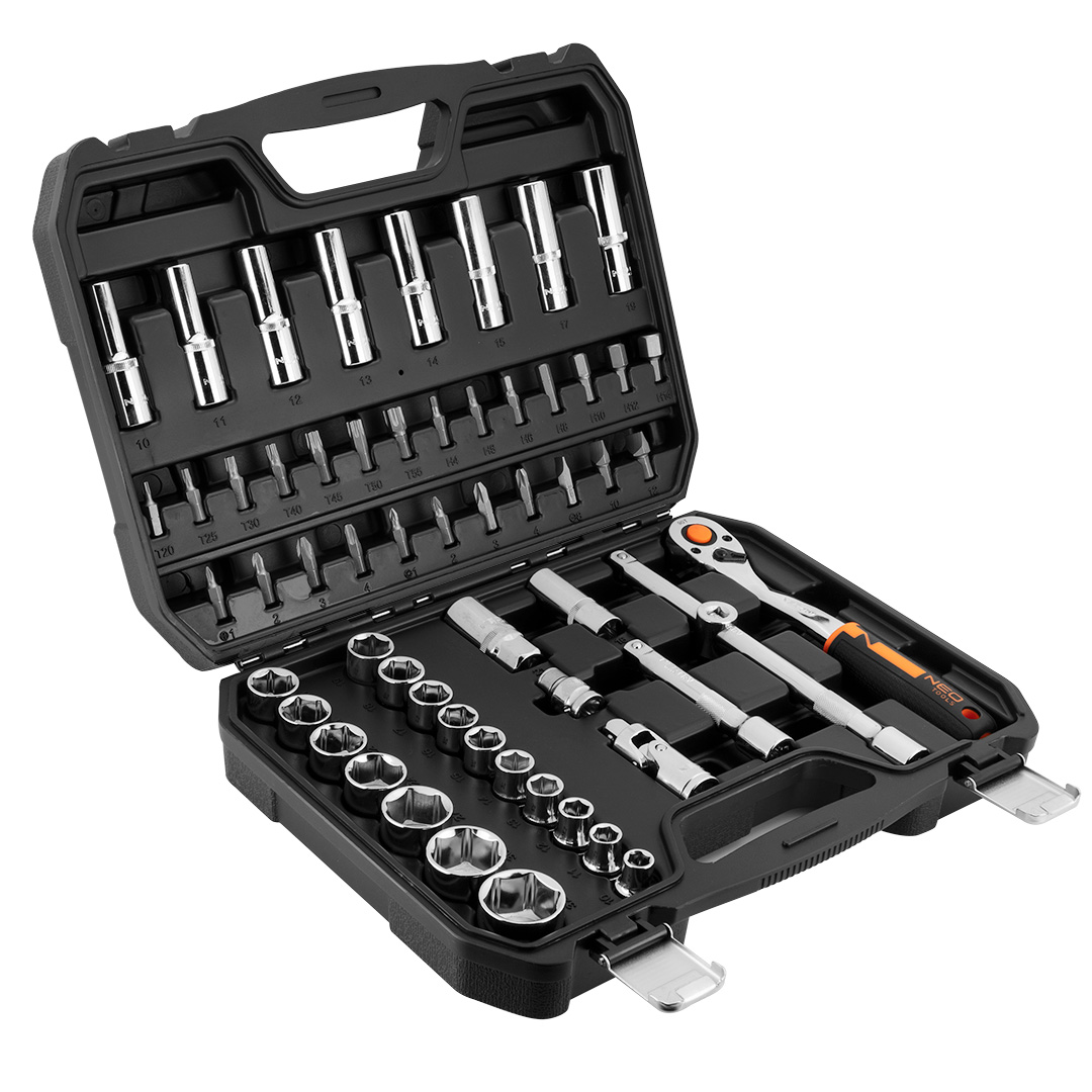 E-shop NEO TOOLS Nástrčné kľúče 1/2 ", CrV súprava 58 ks 10-042