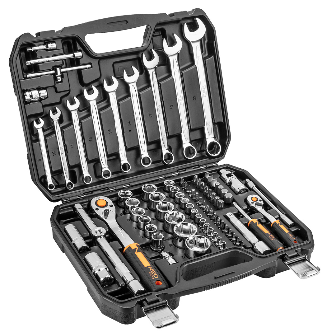 E-shop NEO TOOLS Nástrčné kľúče 1/2", 1/4", súprava 82 ks 10-059