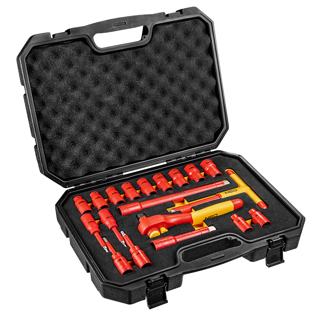 E-shop NEO TOOLS Nástrčné kľúče 1000V, 19 ks 01-306