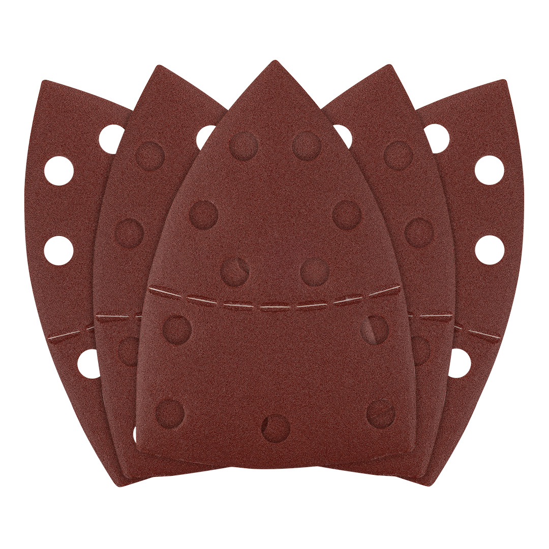 E-shop GRAPHITE Brúsny papier na suchý zips, žehlička 102 x 152 mm, P180, 5 ks, s 11 otvormi 58T306