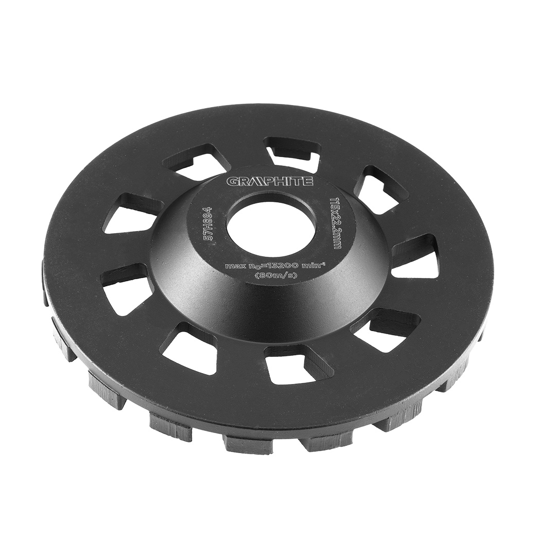 E-shop GRAPHITE Diamantový brúsny kotúč 115 x 22,2 x 5 mm, segment C 57H894